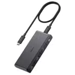 Anker USB-C Hub, 55B-C Hub mit 0, 5m USB4 Kabel, 10 Gbps USB-C und USB-A Datenanschlüssen