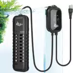 AQQA Aquarium Heizung 100-500W, Einstellbare Temperatur Digitaler Aquarium heizstab mit LED-Anzeige und externem Temperaturregler