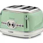 Ariete Vintage 156, 4-Scheiben-Toaster, Retro Toaster mit 6 Toaststufen
