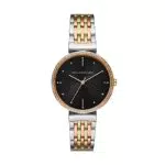 Armani Exchange Uhr für Damen, Dreizeiger Uhrwerk, 36MM Multi Edelstahlgehäuse mit Edelstahlarmband