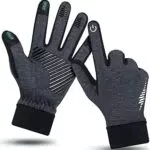 ASOMI Touchscreen Handschuhe Herren Damen Winter Fahrradhandschuhe Wasserdicht Winterhandschuhe Sporthandschuhe Unisex Elastisch Leicht Laufhandschuhe mit Anti-Slip für Radfahren