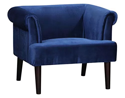 Atlantic Home Collection Charlie Sessel, Armlehnenstuhl mit Massivholzfüßen