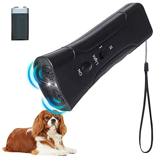 AVCXEC Antibell für Hund, Handheld Ultraschall Hunde Repeller