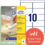 AVERY Zweckform L4744REV-25 Universal Etiketten 30 Blatt