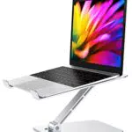 Babacom Laptop Ständer Höhenverstellbar, Faltbarer Laptop Stand aus Aluminiumlegierung Ergonomischer
