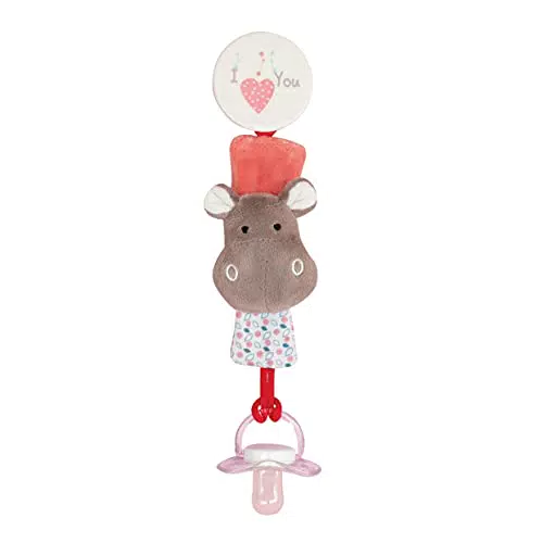 Baby Nat Babynat BN0560 Schnuller Schnullerkette Nilpferd