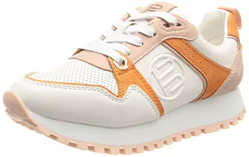 BAGATT Damen Siena Schnürer, White/Multicolour
