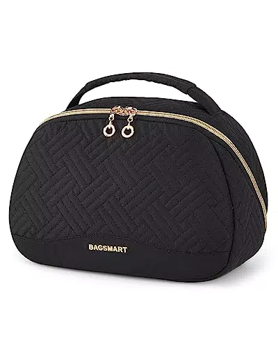 BAGSMART Reise-Kulturbeutel für Damen, Kulturbeutel mit extra großer Öffnung