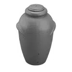 Barril de agua de lluvia 360L Aquacan Brick de plastico en color antracita 80 x 72 x 120 cm