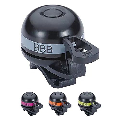 BBB CyclingEasyFitDeluxe Fahrradklinge|Laute Glockefür Mountainbike und Rennrad|Einsetzbar mit Schnellverschluss-System für alle Fahrradlenker