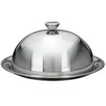 BBTrade Sales Dekorative Teller, Edelstahl, 30.5 x 30.5 x 15 Centimeters