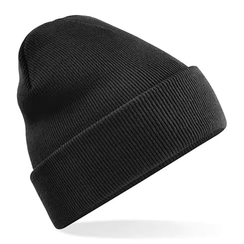 Beechfield B45R Recycled Original Cuffed Beanie - Black