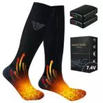 Beheizbare Socken Damen Herren - Heizsocken, 7.4V 3000mAh Elektrisch Beheizte Socken