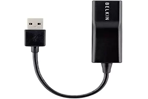 Belkin RJ45 Netzwerk Adapter CAT 5 12.00cm Schwarz F4U047bt