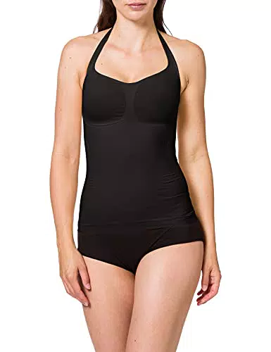 belly cloud Damen Formendes Top 6454, Schwarz, XX
