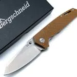 Bergschneid Klappmesser Einhandmesser - scharfe D2 Edelstahlklinge - Robustes bushcraft und outdoor Messer - Perfekt als Jagdmesser