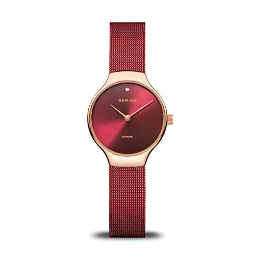 BERING Damen Uhr Quarz Movement - Charity Collection mit Edelstahl und Saphirglas 13326-Charity Armbandsuhren - Wasserdicht: 3 AT