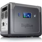 BigBlue 2500W Tragbare Powerstation, 1843Wh Solargenerator LFP-Akku 2XAC Backup mit 11-Anschlüsse für Camping