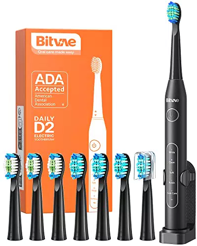 Bitvae D2 Elektrische Zahnbürste für Erwachsene und Kinder