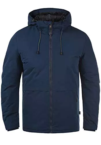Blend Fosco Herren Winterparka Parka Winterjacke mit hochabschließender Kapuze