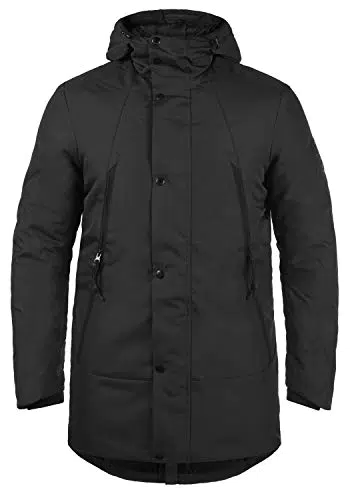 Blend Talan Herren Winterparka Parka Winterjacke mit Kapuze mit hochabschließendem Kragen