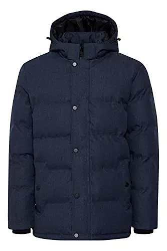 Blend Trystan Steppjacke Herren Winterjacke Jacke gefüttert mit Kapuze