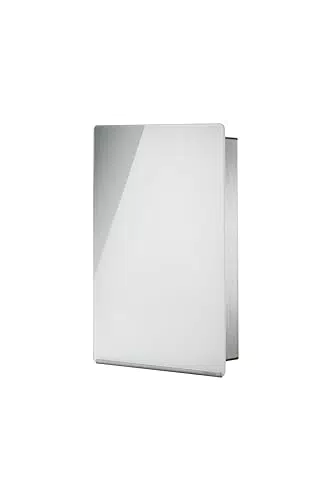 Blomus -VELIO- Schlüsselkasten/Glasmagnettafel in zeitlosem Weiß