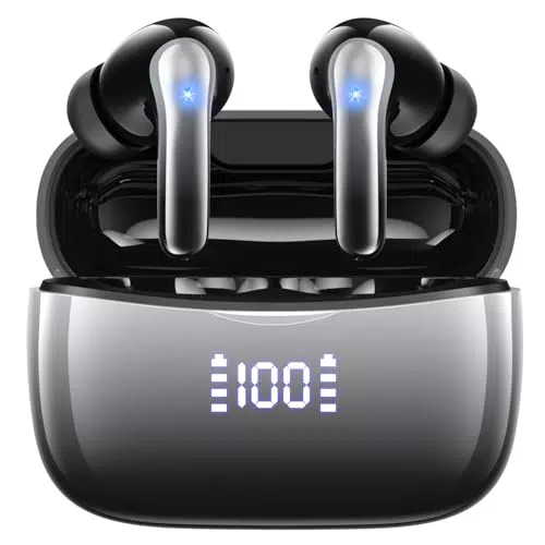 Bluetooth Kopfhörer, Kopfhörer Kabellos Bluetooth 5.3 mit 4 Mikrofon