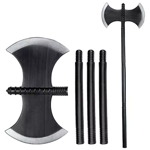 Boland 00578 - Axt aus Kunststoff, circa 106 cm, Waffen Attrappe für Faschingskostüme