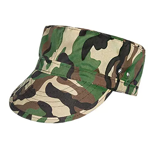 Boland 01233 - Mütze Soldat mit Camouflage Muster, Kopfbedeckung für Faschingskostüme