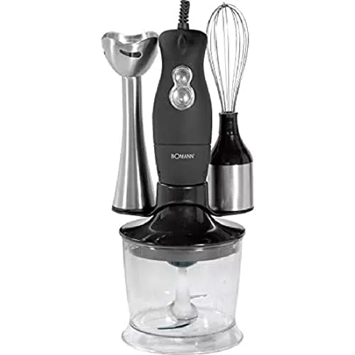 Bomann SMS 349 CB Sabmixer-Set, Stabmixer, Multizerkleinerer und Schneebesen
