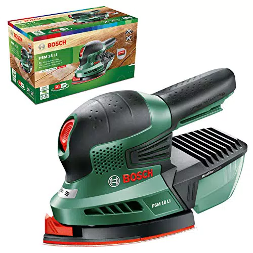 Bosch Akku Multischleifer PSM 18 LI, Grün