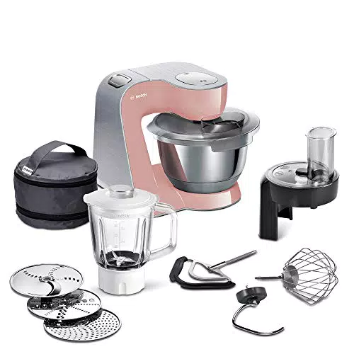 Bosch Küchenmaschine MUM5 CreationLine MUM58NP60, Edelstahl-Schüssel 3