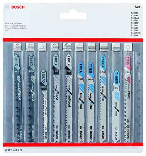 Bosch Professional 10tlg. Stichsägenblätter Set