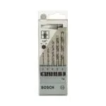 Bosch Professional 5tlg. Metallbohrer-Set HSS-G geschliffen mit 1/4 Zoll -Sechskantschaft
