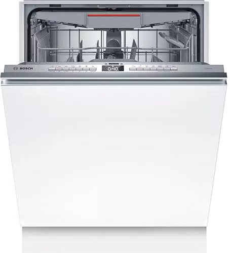 Bosch Serie 4, Vollintegrierter Geschirrspüler, 60 cm SBV4HVX00E aus Edelstahl