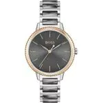 BOSS Analog Quarzuhr für Damen mit Zweifarbiges Edelstahlarmband - 1502569