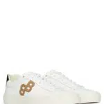 BOSS Herren Aiden Tenn Lowtop Sneakers mit Monogramm-Detail Weiß 42 Größe 42