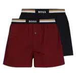 BOSS Herren Boxershorts Webboxer Pyjama-Shorts Woven Boxer Shorts 2er Pack