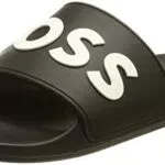 BOSS Herren Sandale Kirk_Slid 50488911, Black, UK 13