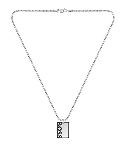 BOSS Jewelry Halskette für Herren Kollektion ID aus Edelstahl - 1580302