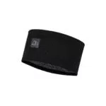 Buff Crossknit Headband SOLID Black extra breit