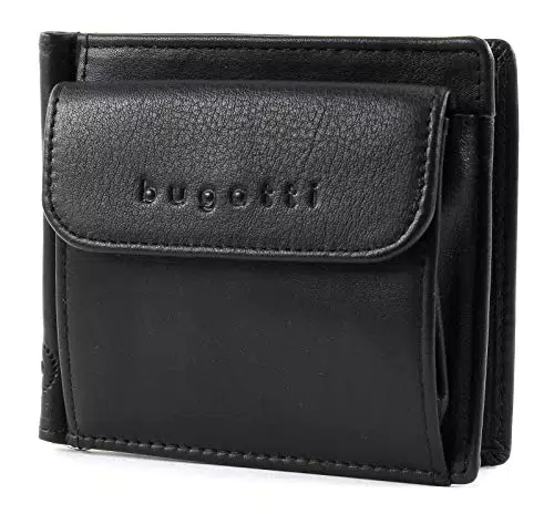 bugatti City Line RFID Dollarclip 8CC Black