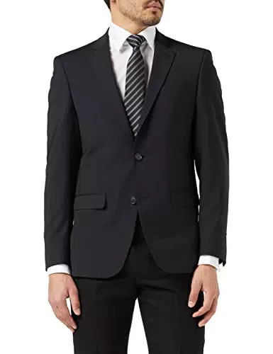 bugatti Herren Anzugjacke 793400-99770, Schwarz, Gr. 26