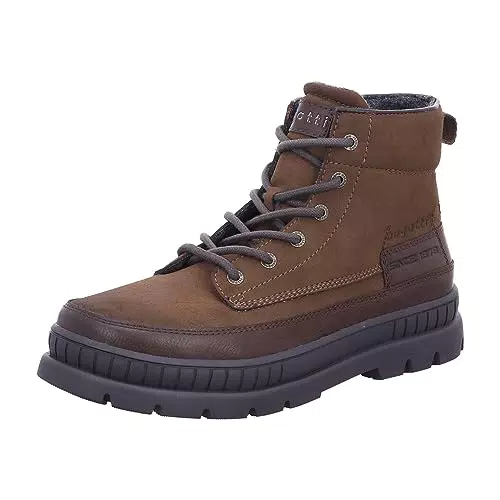 bugatti Herren Pallario Comfort Stiefel, Cognac