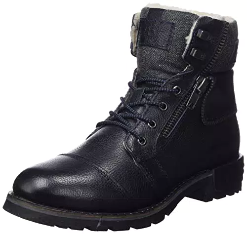 bugatti Herren Sentra Mode-Stiefel, Dark Blue/Grey