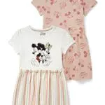 C&A Baby Mädchen Kleid Normale Länge Fit & Flare rosa 68