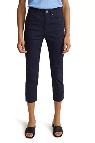 C&A Damen 5-Pocket Hosen Casual Skinny High Rise/High Waist Stretch|Baumwolle dunkelblau 42 S-L-R