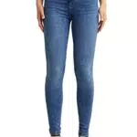 C&A Damen 5-Pocket Jeans Casual Skinny High Rise/High Waist Stretch|Baumwolle|Denim|Lycra Jeans-blau 40 S-L-R