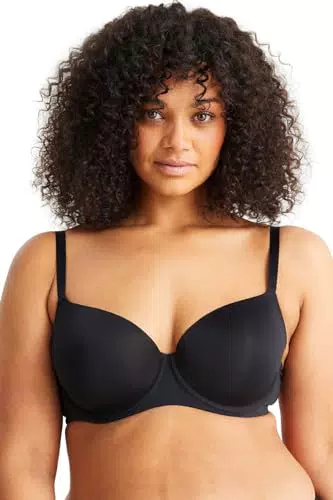 C&A Damen Full Coverage BH Full Coverage Bra Stretch|Synthetisch schwarz 80 D